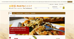 Desktop Screenshot of pastashop24.de